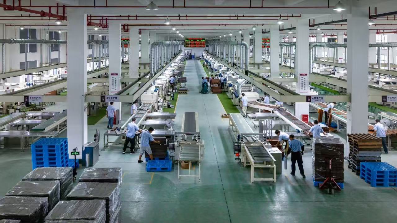 Wood flooring production line